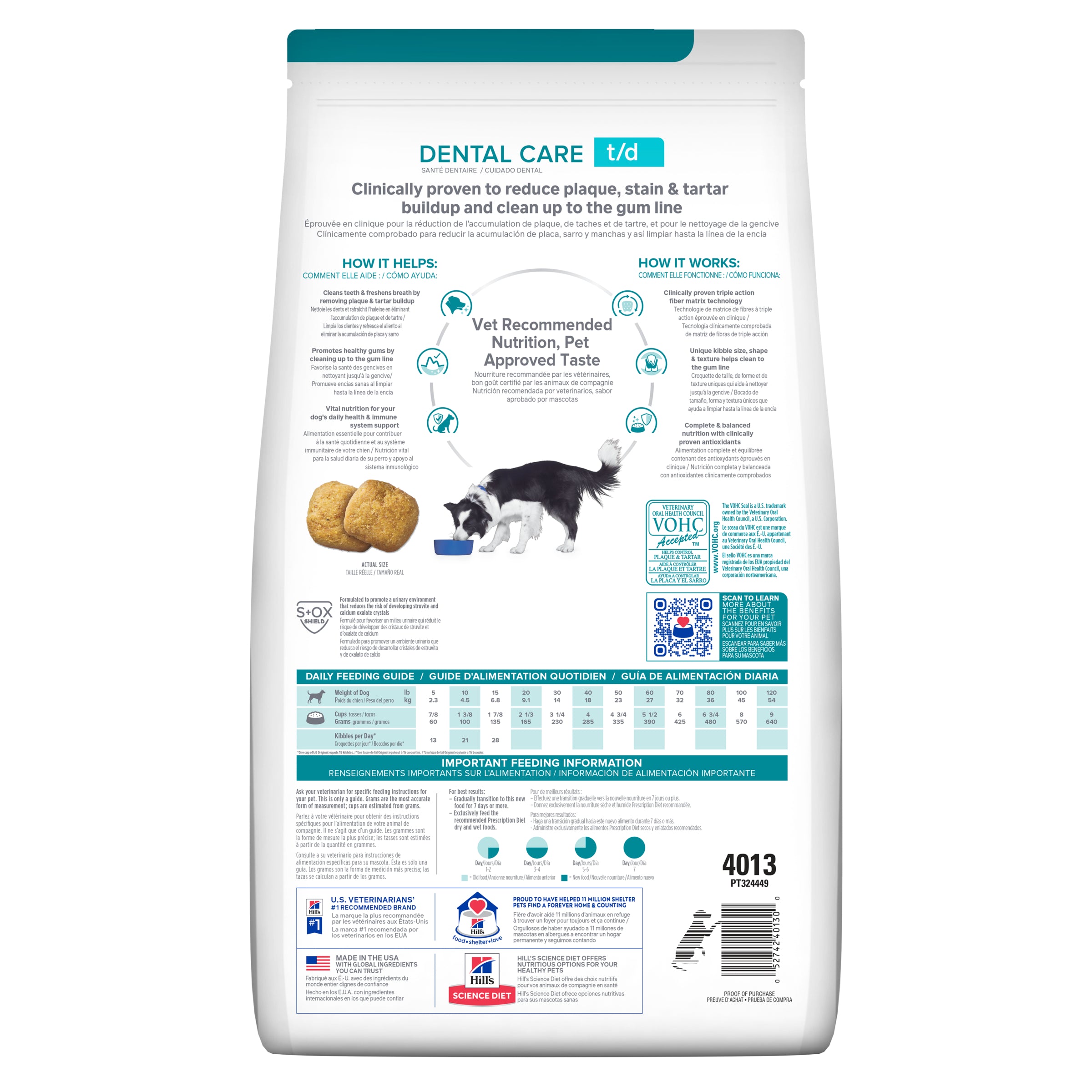 Hill's dental care dog food best sale