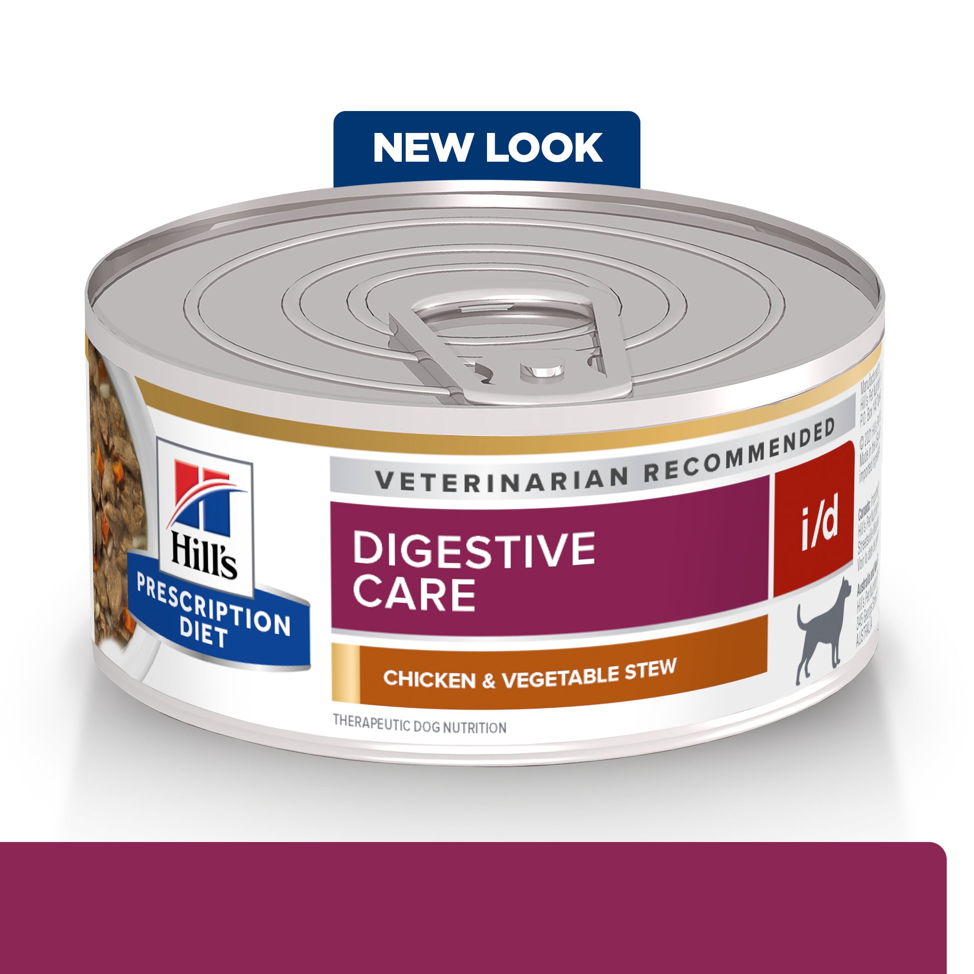 Hill's Prescription Diet i/d Digestive Care Chicken & Vegetable Stew Canned Cat Food 82g x 24