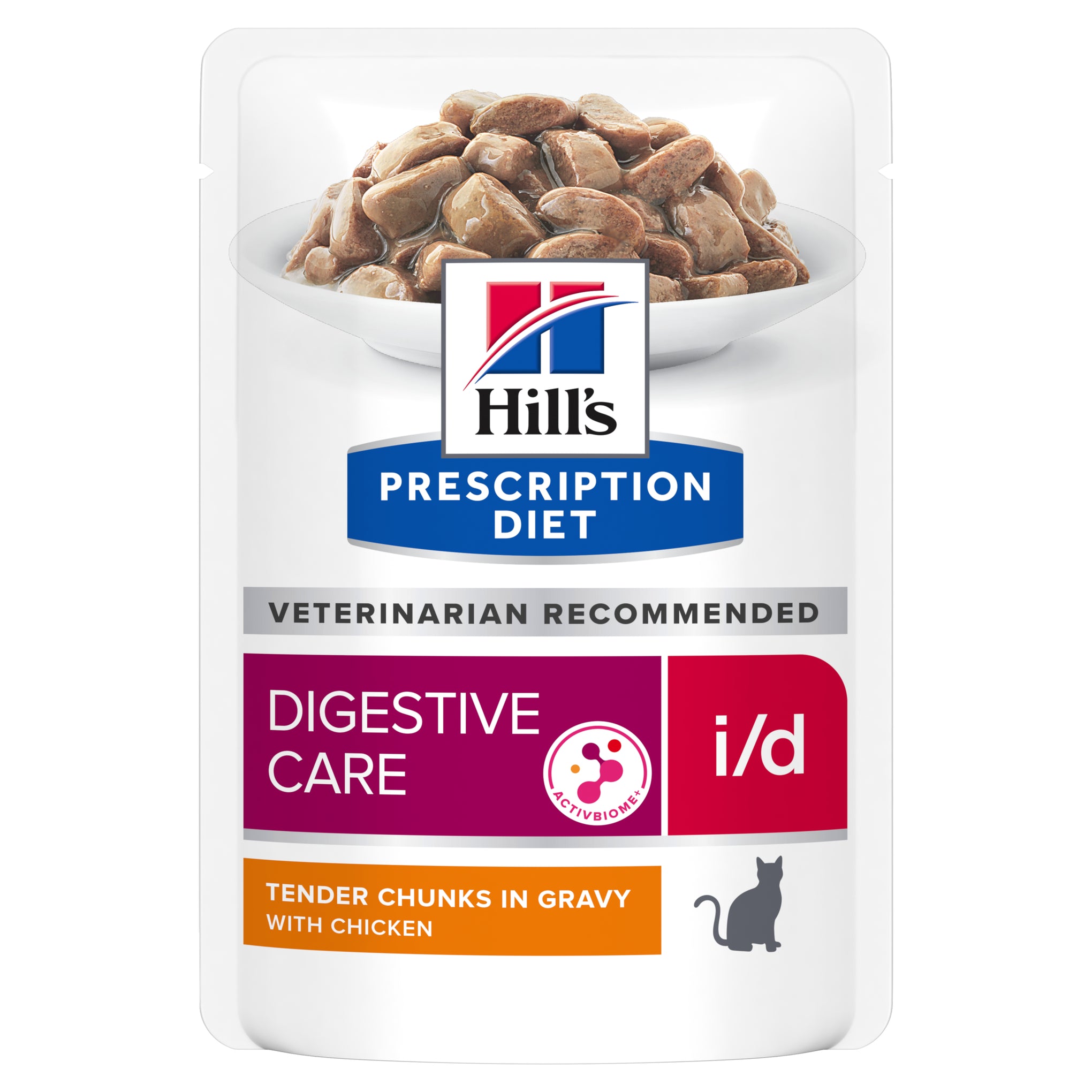 Hill's Prescription Diet i/d Digestive Cat Food Pouches 85g x 12