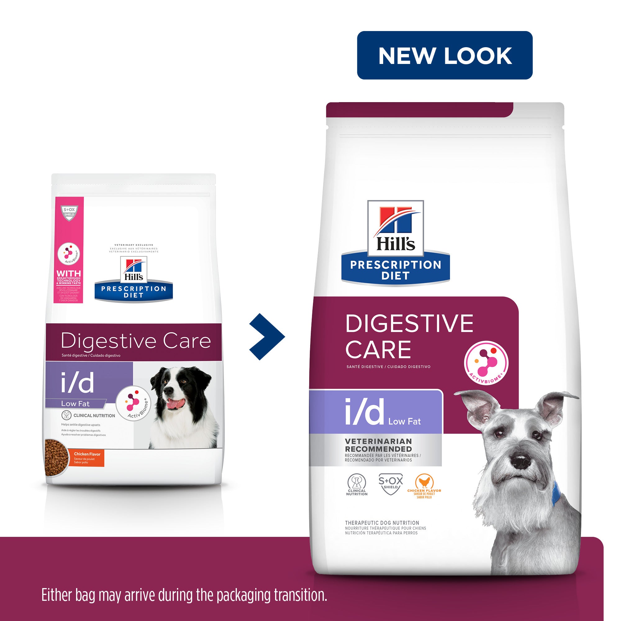 Hill's Prescription Diet i/d Low Fat Digestive Care Dry Dog Food 3.85kg