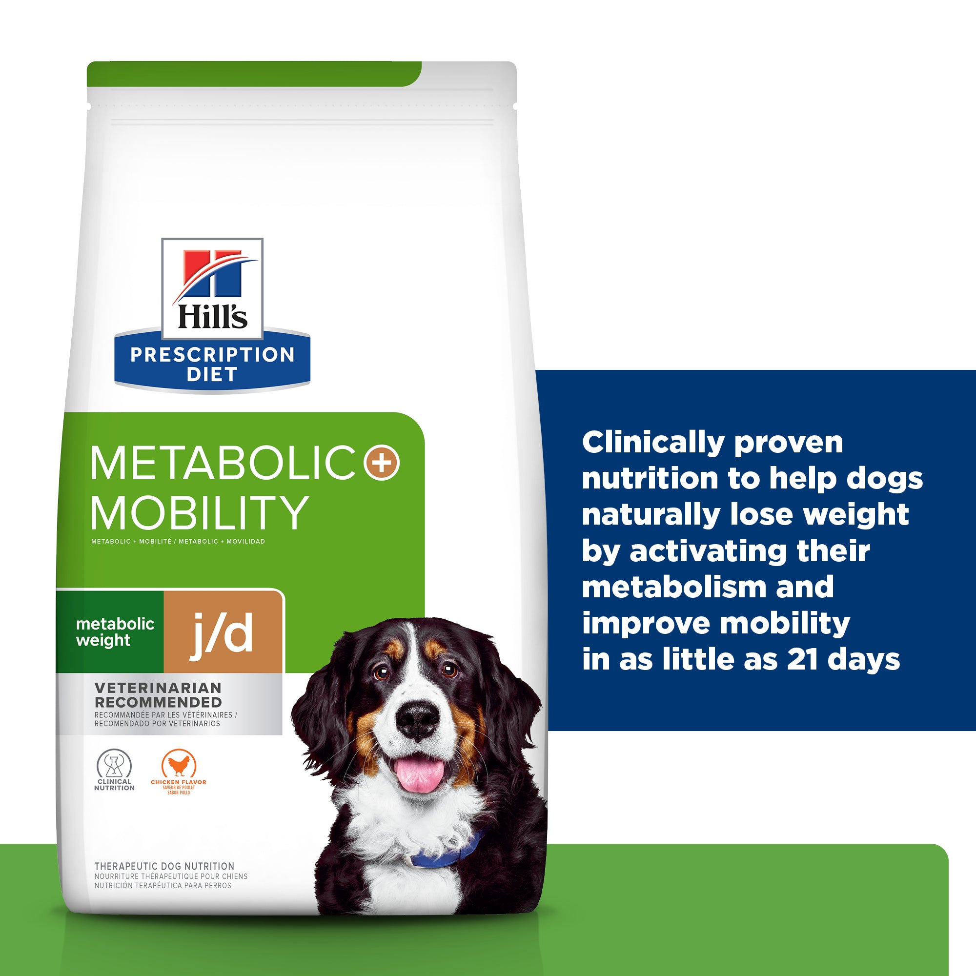 Hill's Prescription Diet Metabolic Weight + j/d Mobility Care Dry Dog Food 3.86kg