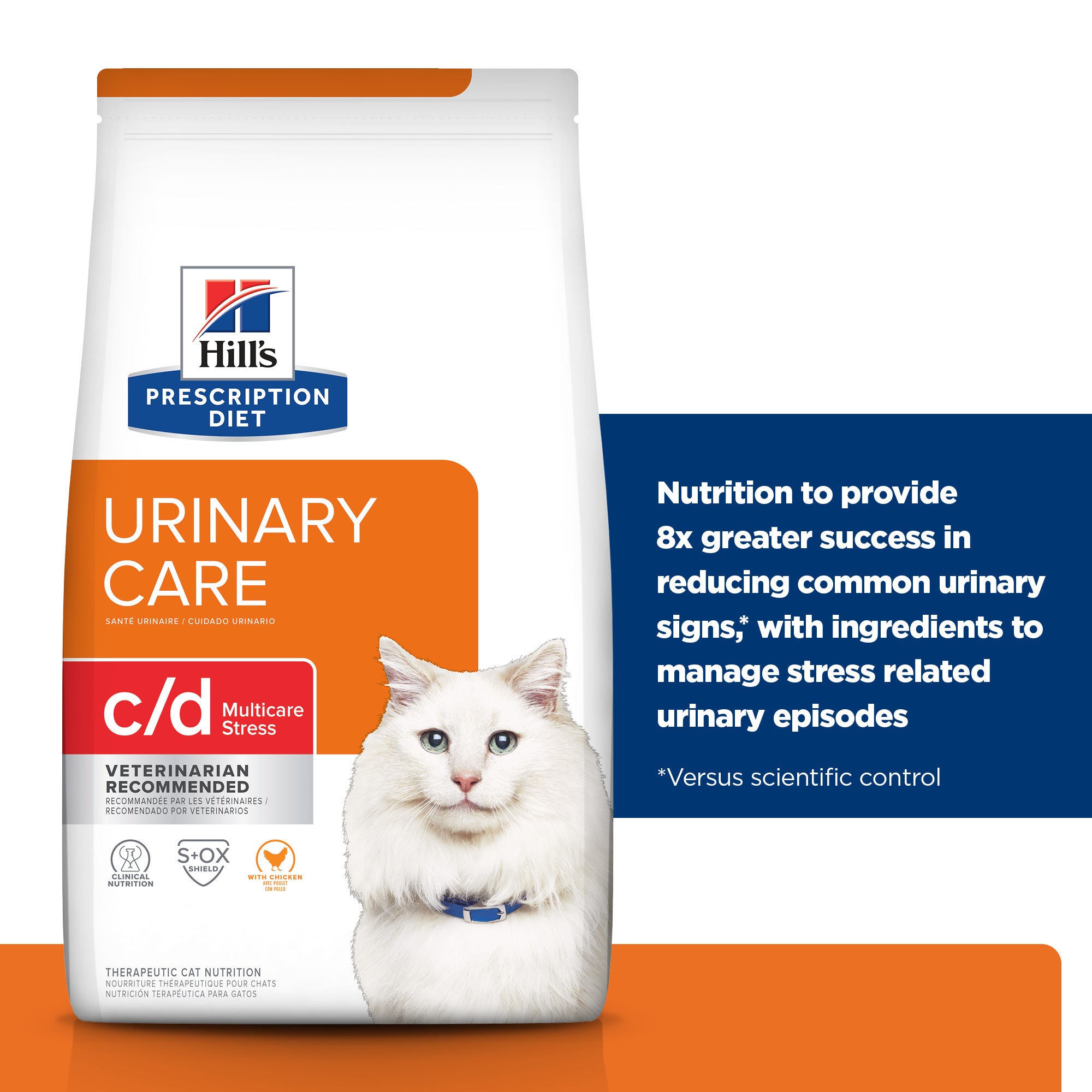 Hill's Prescription Diet c/d Multicare Stress Urinary Care Dry Cat Food