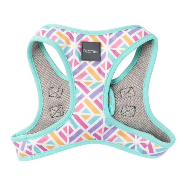 FuzzYard Bubblegum Burst Dog Step In Harness
