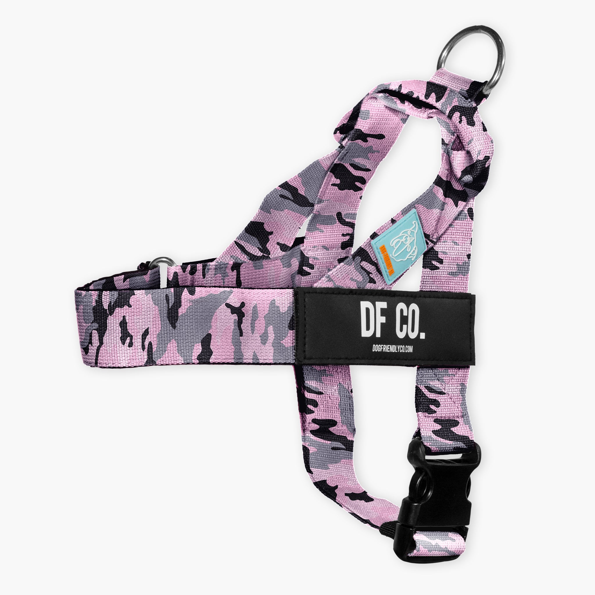 Dog Friendly Co. Dog Harness Pink Camo