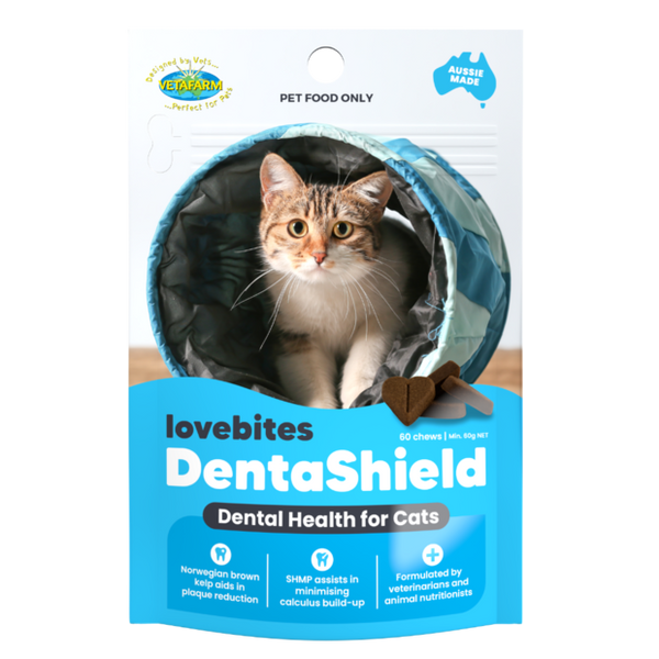 Vetafarm Lovebites Cat Dentashield Chews 60 Chews