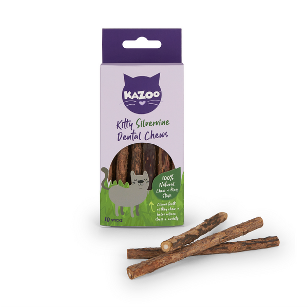 Kazoo Kitty Silvervine Dental Cat Chew Toy