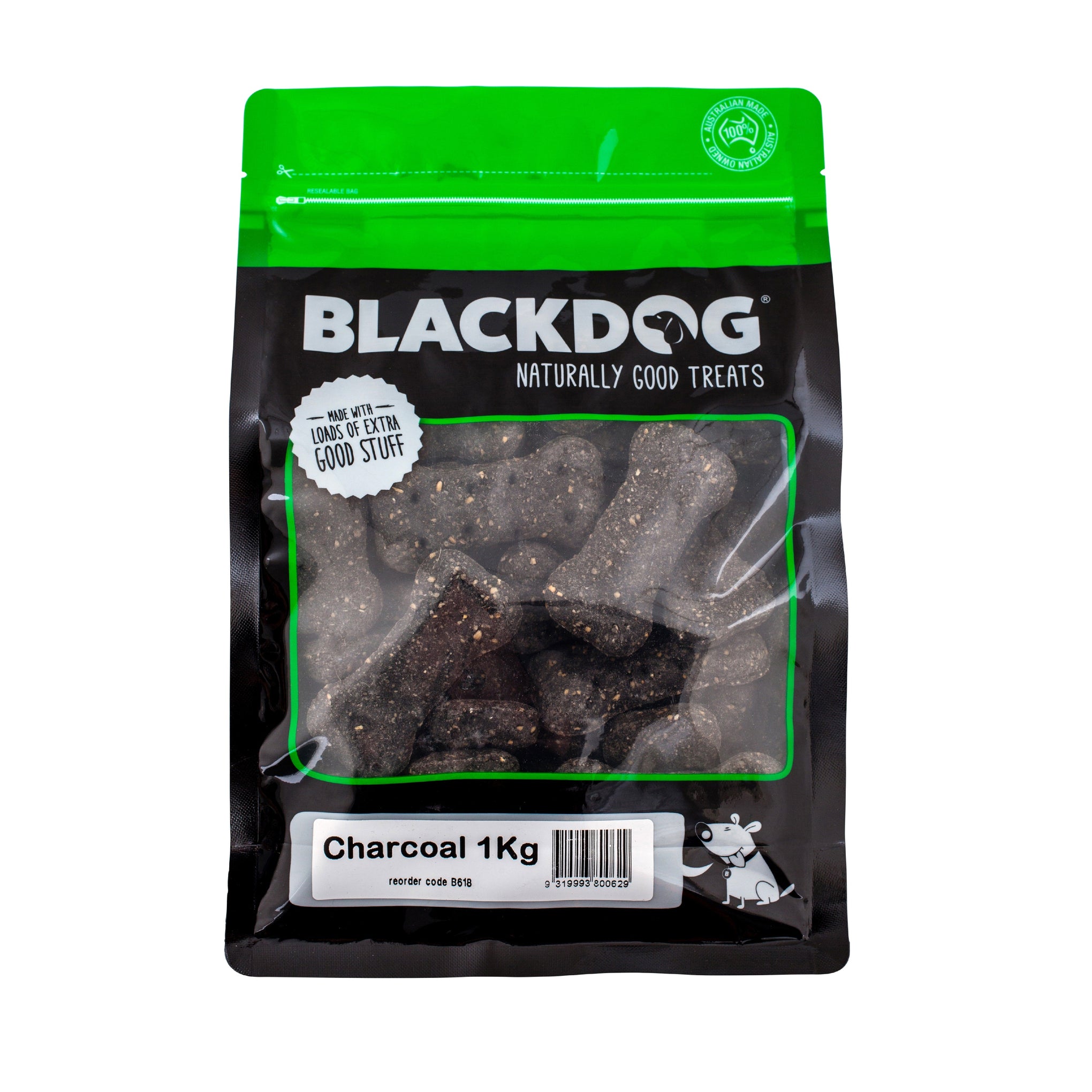 Blackdog Charcoal Biscuits Dog Treat